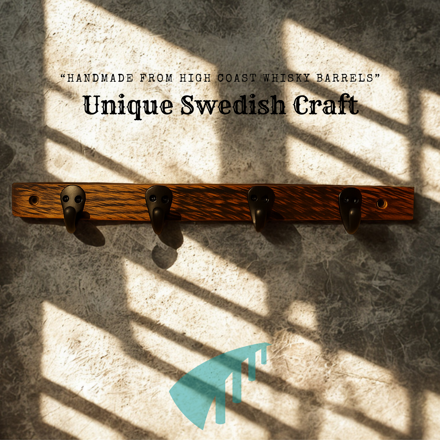 Whiskey Barrel Coat Rack - Medium