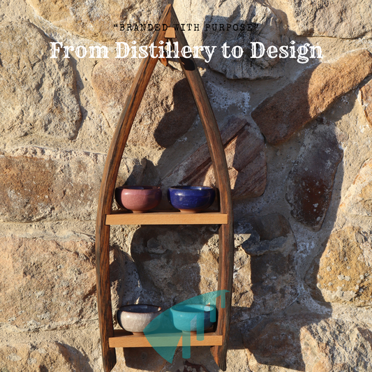 Large Boat Shelf from Whiskey-Oak