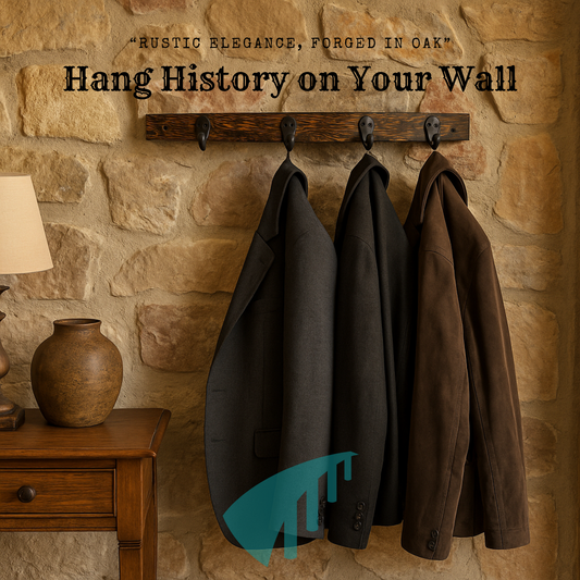 Whiskey Barrel Coat Rack - Medium