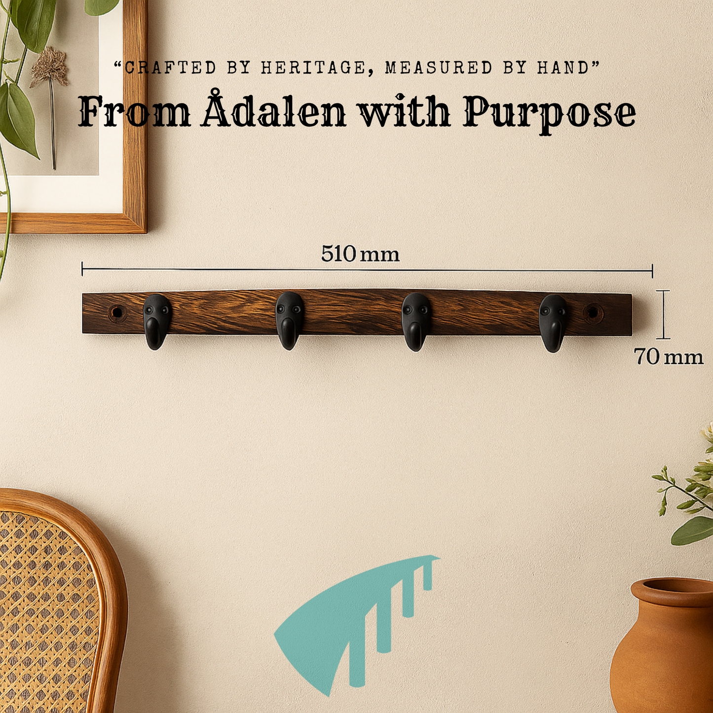 Whiskey Barrel Coat Rack - Medium