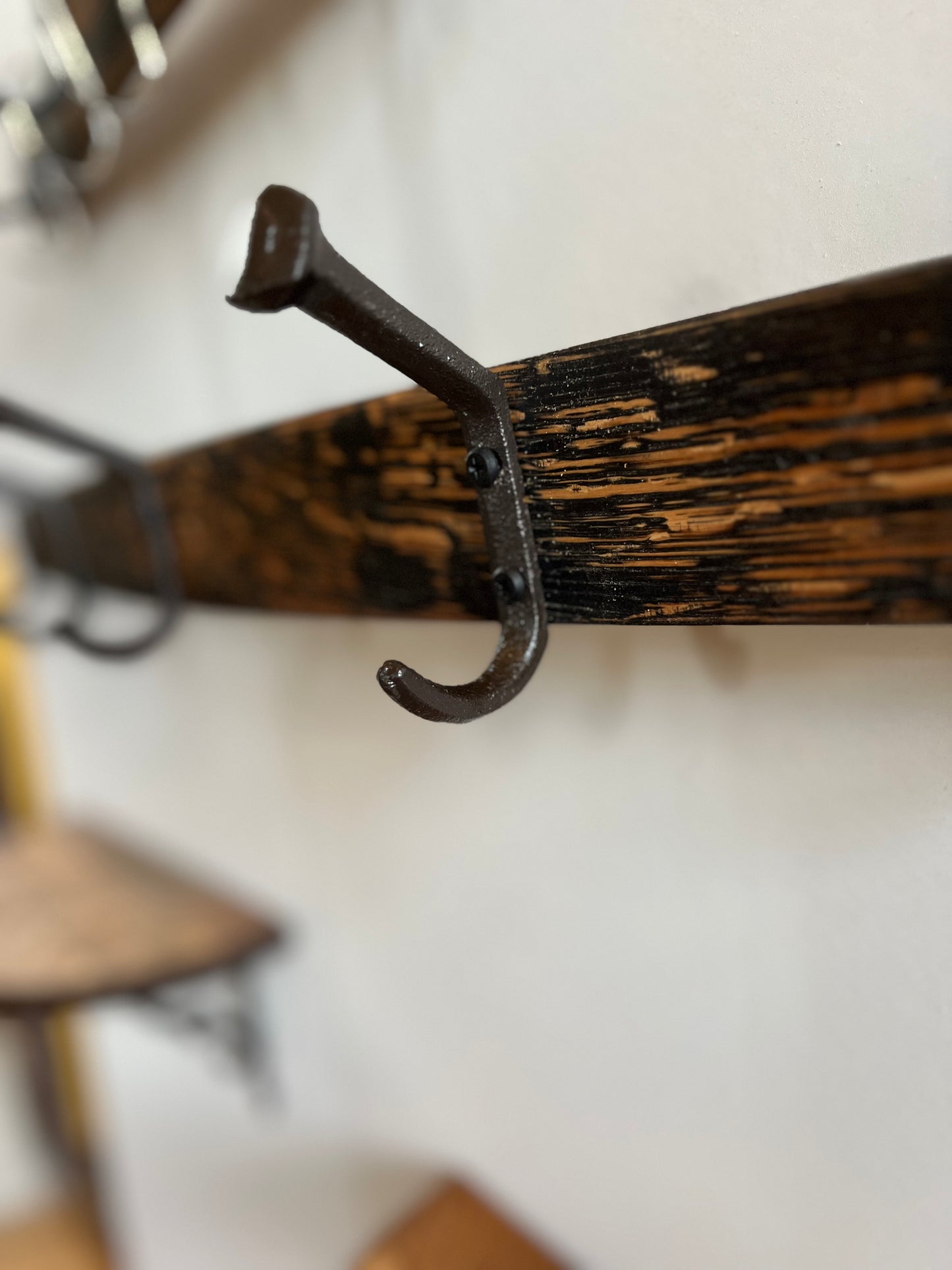 Whiskey Barrel Coat Rack  Large