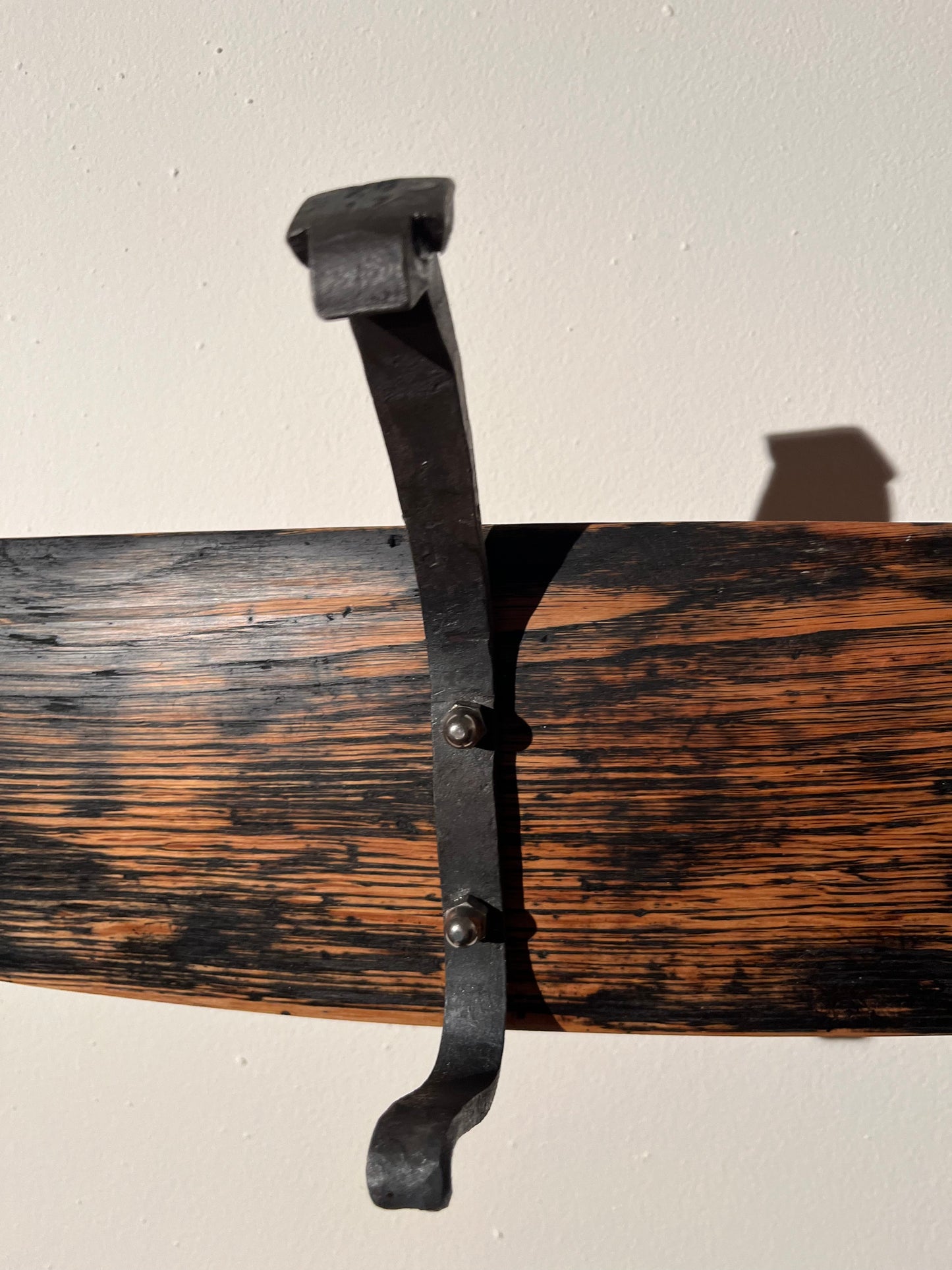 Whiskey Barrel Coat Rack  Large